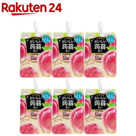 たらみ おいしい蒟蒻ゼリー ピーチ味(150g*6コ入)【たらみ】[こんにゃくゼリー 食物繊維 低カロリー ゼリー飲料]