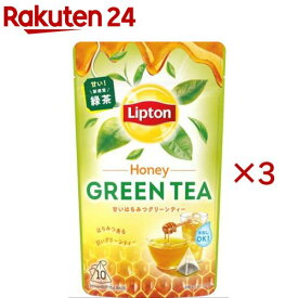 リプトン グリーンティー ハニー ティーバッグ(10袋入×3セット)【リプトン(Lipton)】