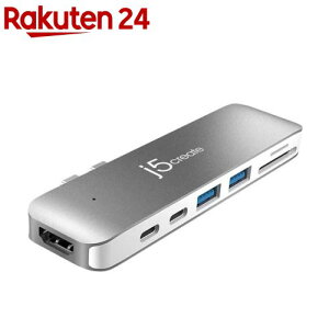 MacBook Pro�^Air��p 7-in-1 �}���`�A�_�v�^�[ JCD382(1��)�yj5create(�W�F�C�t�@�C�u�N���G�C�g)�z