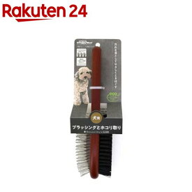 ナチュラルスタイル 木製ブラッシング＆整毛ブラシ 犬用 M(1個)【ナチュラルスタイル】