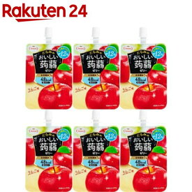 たらみ おいしい蒟蒻ゼリー りんご味(150g*6コ入)【たらみ】[こんにゃくゼリー 食物繊維 低カロリー ゼリー飲料]