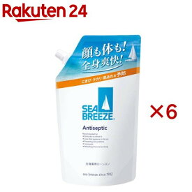 シーブリーズ 全身薬用ローション アンティセプティック f つめかえ(700mL×6セット)【シーブリーズ】