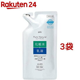 ピュア ナチュラル エッセンスローション UV つめかえ用(200ml*3袋セット)【ピュアナチュラル】[セラミド ヒアルロン酸 UV 化粧水 乳液 保湿]