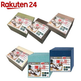 【1種類を選べる】おくだけ吸着 ペット用撥水タイルマット(40枚入)