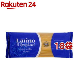 ラティーノ No.6 スパゲッティ 1.65mm デュラム小麦100％ ギリシャ産(700g*18袋セット)【ラティーノ】