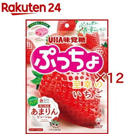 ぷっちょ袋 至幸のいちご(67g×12セット)【UHA味覚糖】