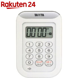 タニタ 丸洗いタイマー100分計 ホワイト TD-378-WH(1台)【タニタ(TANITA)】