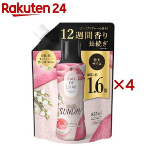 レノア オードリュクス 香り付け専用ビーズ マインドフルネス サンデー 詰め替え 特大(855ml×4セット)【レノア オードリュクス】
