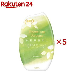 消臭力 プレミアムアロマ 玄関 リビング 部屋用 置き型 芳香剤 木漏れ日のうたたね(400ml×5セット)