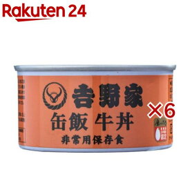 吉野家 缶飯 牛丼(160g×6セット)