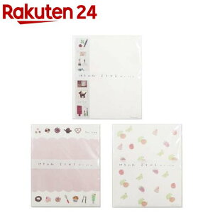  ܃y[p[ Letter^Tea time^Fruit sN 17.5*14.5cm 78000030(20*3_Zbg)