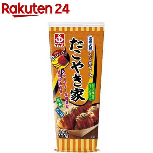楽天市場 イカリ たこ焼ソース たこやき家 300g 楽天24