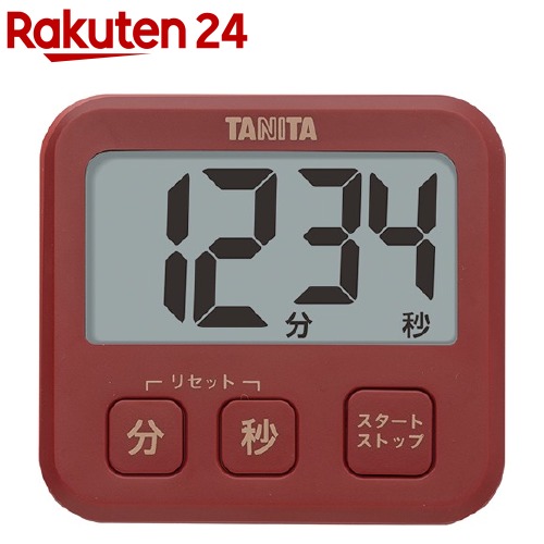 タニタ(TANITA) / タニタ 薄型タイマー レッド TD-408-RD タニタ 薄型タイマー レッド TD-408-RD(1コ入)【タニタ(TANITA)】
