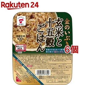 金のいぶき 玄米と十五穀ごはん JR-4(160g*6コセット)