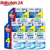 カビキラー アルコール除菌 キッチン用 詰め替え用 超特大 大容量(1260ml×5セット)【カビキラー】[アル…