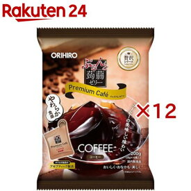 ぷるんと蒟蒻ゼリー プレミアムカフェ コーヒー味(10個入×12セット(1個20g))