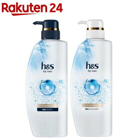 【企画品】h＆s for men スカルプゴールド シャンプー＆コンディショナー セット ポンプ(1セット)【h＆s(エイチアンドエス)】