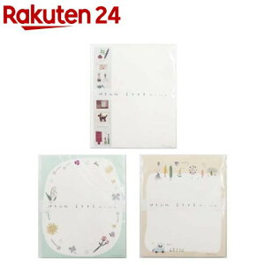  ܃y[p[ Letter^Wild Flower^Park u[ 17.5*14.5cm 78000031(20*3_Zbg)