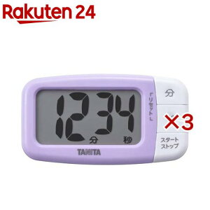�^�j�^ �R�ۂł������^�C�}�[ �u���[�x���[�p�[�v�� TD-430-PP(3�Z�b�g)�y�^�j�^(TANITA)�z
