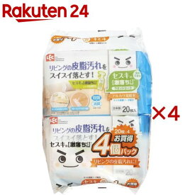 セスキの激落ちくん ウェットシート フローリング用 SS-292(4個入×4セット(1個20枚))【激落ちくん】