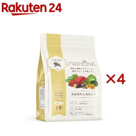 ミシュワン 成犬ドッグフード 国産鶏肉＆馬肉(1kg×4セット)【ミシュワン】