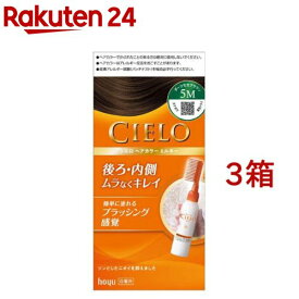 シエロ ヘアカラーEXミルキー 5M ダークモカブラウン(3箱セット)【シエロ(CIELO)】