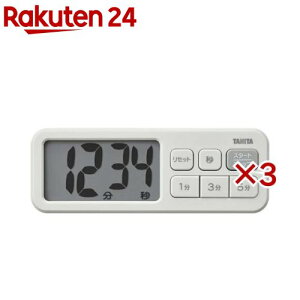 �^�j�^ �R�ۂł������^�C�}�[ �}�b�g�O���[ TD-431-GY(3�Z�b�g)�y�^�j�^(TANITA)�z