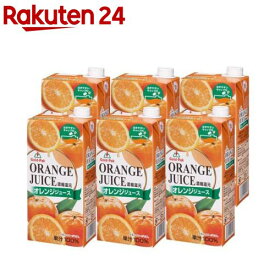 ゴールドパック オレンジジュース(1000ml*6本入)【ゴールドパック】[オレンジジュース 紙パック 1L]