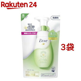 【~7/31 23:59 3個で20％OFFクーポン】ダヴ ディープピュア クリーミー泡洗顔料 詰め替え用(125ml*3袋セット)【ダヴ(Dove) 泡洗顔】[まとめ買い 毛穴ケア ヒアルロン酸配合]