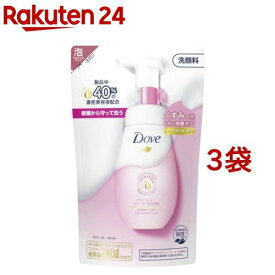 ダヴ クリアリニュー クリーミー泡洗顔料 詰め替え用(125ml*3袋セット)【ダヴ(Dove)】[まとめ買い 角質ケア くすみケア コメぬかエキス]