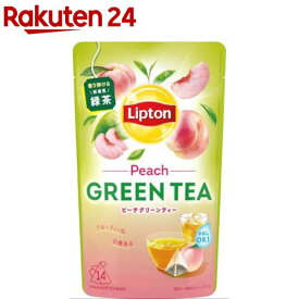 リプトン グリーンティー ピーチ ティーバッグ(14袋入)【リプトン(Lipton)】