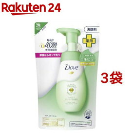 ダヴ ニキビケア クリーミー泡洗顔料 詰め替え用(125ml*3袋セット)【ダヴ(Dove)】[まとめ買い 低刺激 ニキビケア 薬用]