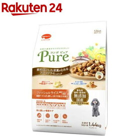 コンボ ピュア ドッグ フィッシュ＆ライス(1.44kg)【コンボ ピュア】