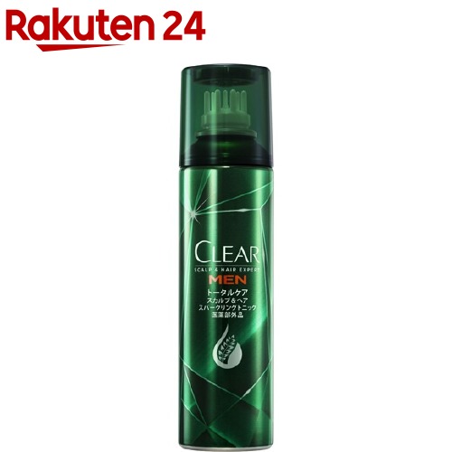 楽天市場 クリア フォーメン 薬用スカルプ ヘア スパークリング トニック 130g クリアフォーメン 楽天24