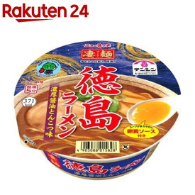ニュータッチ 凄麺 徳島ラーメン濃厚醤油とんこつ味 ケース(125g*12個入)【凄麺】