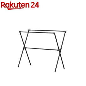天馬 ポーリッシュ 伸縮式布団2枚干しX型 屋外OK マットブラック PSBK-11(1個)【天馬】