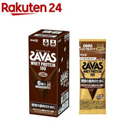 ザバス ホエイプロテイン 100 リッチショコラ味 トライアルタイプ(10.5g*6袋入)【sav03】【ザバス(SAVAS)】[インフォームドプロテイン認証]