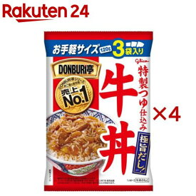 グリコ DONBURI亭 牛丼(3袋×4セット(1袋120g))【DONBURI亭】