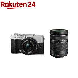 OMシステム E-P7 ダブルズームキット シルバー(1台)