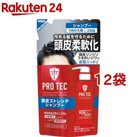 プロテク 頭皮ストレッチ シャンプー 詰替え(230g*12袋セット)【PRO TEC(プロテク)】