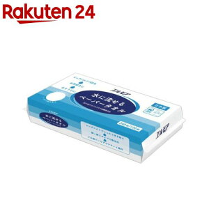 エルモア 水に流せるペーパータオル 120組(1個)【エルモア】