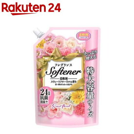 フレグランスソフター スウィートフローラルの香り 特大容量サイズ 詰替用(1080ml)【ソフター】