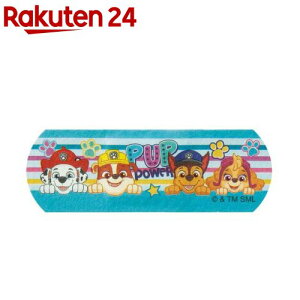 伸びるばんそうこう ぴたっと伸縮 キャラ 子供絆創膏M パウ・パトロール QQBG2(20枚入)