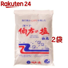 伯方の塩 粗塩(750g*2コセット)【伯方の塩】