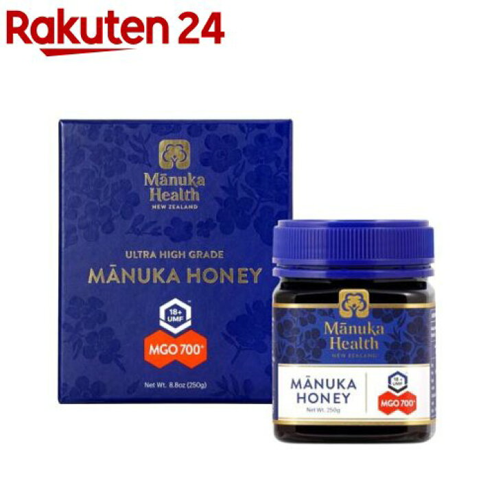 楽天市場】正規輸入品 マヌカヘルス MGO700+ UMF18+ マヌカハニー(250g 