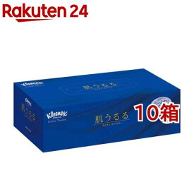 クリネックス ローション ティッシュ 肌うるる(408枚入(204組)*10箱セット)【クリネックス】