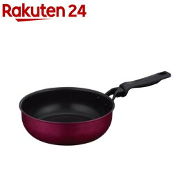 サーモス デュラブルシリーズ IH対応 炒め鍋 24cm レッド KFM-024D R(1個)【サーモス(THERMOS)】