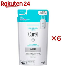 キュレル 潤浸保湿 入浴剤 つめかえ用(360ml×6セット)【キュレル】