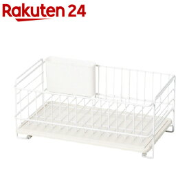 スキット 珪藻土トレー水切りバスケット スリム ホワイト HB-4986(1個)