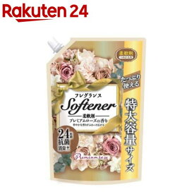 フレグランスソフター プレミアムローズの香り 特大容量サイズ 詰替用(1080ml)【ソフター】